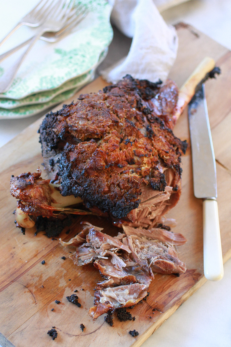 Slow cooked carrot lamb leg Greenlea Butcher Shop